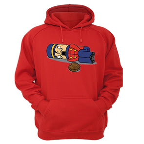 XtraFly Apparel Nutcracker Soldier Ugly Christmas Hooded-Sweatshirt Pullover Hoodie