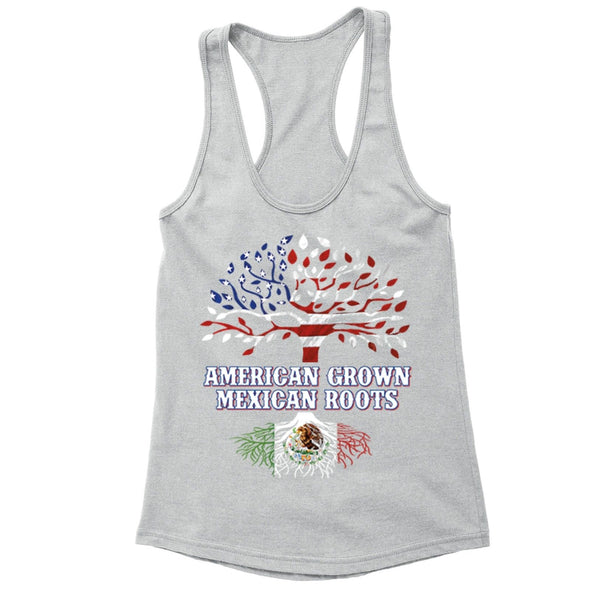 XtraFly Apparel Women's American Grown Mexican Heritage Racer-back Tank-Top