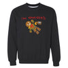 XtraFly Apparel Gingerbread I'm Smashed Ugly Christmas Pullover Crewneck-Sweatshirt
