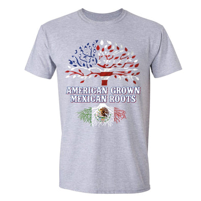 XtraFly Apparel Men's American Grown Mexican Heritage Crewneck Short Sleeve T-shirt