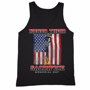 XtraFly Apparel Men's Honor Sacrifice Military Pow Mia Tank-Top