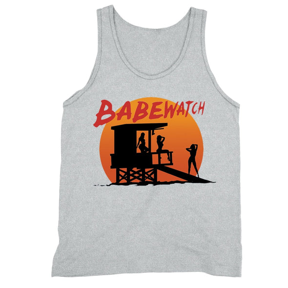 XtraFly Apparel Men's Babewatch Lifeguard Tower Novelty Gag Tank-Top