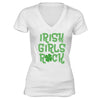 XtraFly Apparel Women's St. Patrick's Day Irish Pride V-neck Short Sleeve T-shirt