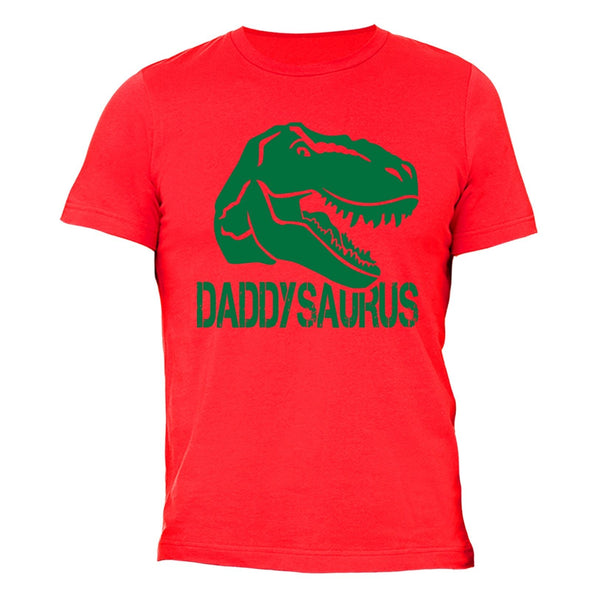 XtraFly Apparel Men's Daddysaurus T-Rex Dinosaur Father's Day Crewneck Short Sleeve T-shirt