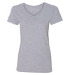XtraFly Apparel Women's Active Plain Basic V-neck Short Sleeve T-shirt
