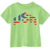 XtraFly Apparel Boys USA Flag American Pride Crewneck Short Sleeve T-shirt