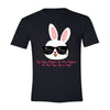 XtraFly Apparel Girls Easter Bunny Rabbit Crewneck Short Sleeve T-shirt