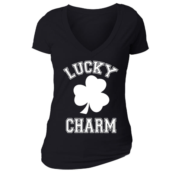 XtraFly Apparel Women's St. Patrick's Day Irish Pride V-neck Short Sleeve T-shirt