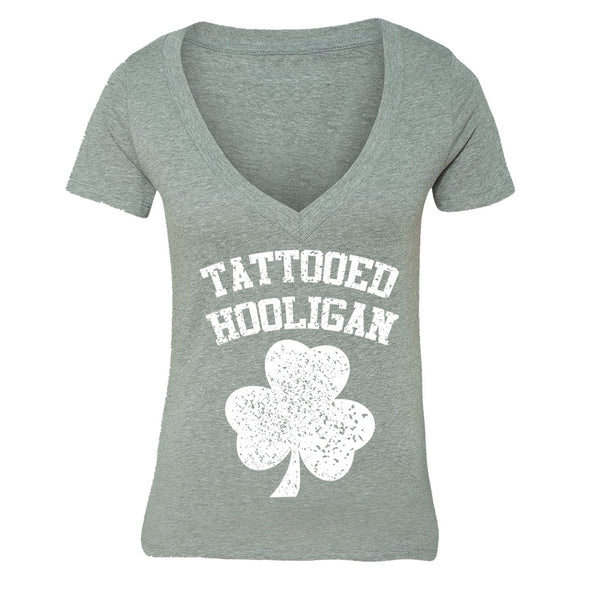 XtraFly Apparel Women's St. Patrick's Day Irish Pride V-neck Short Sleeve T-shirt