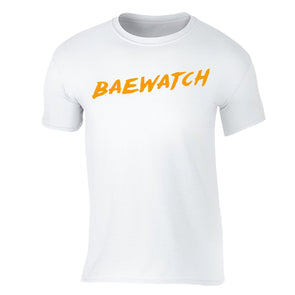 XtraFly Apparel Men's Baewatch Novelty Gag Crewneck Short Sleeve T-shirt