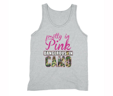 XtraFly Apparel Men's Pretty in Pink Breast Cancer Ribbon Tank-Top