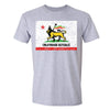 XtraFly Apparel Men's Lion Judah Rasta Reggae California Pride Crewneck Short Sleeve T-shirt