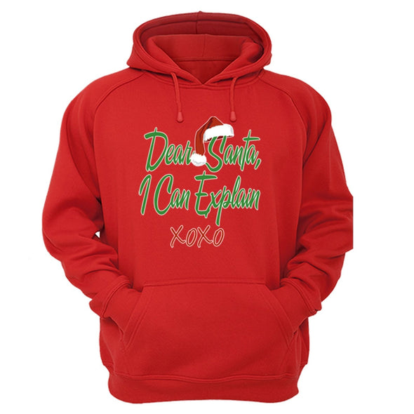 XtraFly Apparel Ugly Christmas Vacation Funny Hooded-Sweatshirt Pullover Hoodie