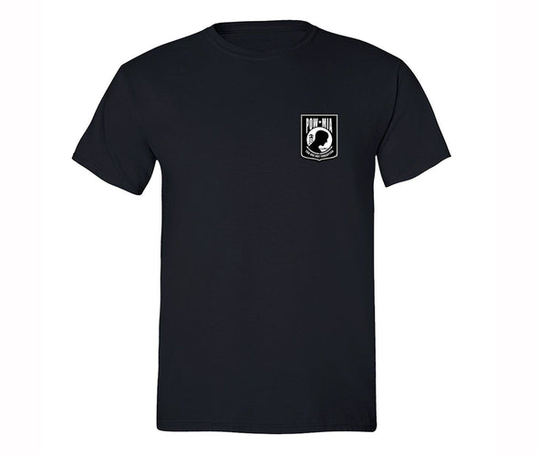 XtraFly Apparel Men's Not Forgotten Pocket Military Pow Mia Crewneck Short Sleeve T-shirt