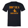 XtraFly Apparel Men's Don't be a Basic Witch Halloween Pumpkin Crewneck Short Sleeve T-shirt