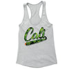 XtraFly Apparel Women's CA Cali Blunt 420  Racer-back Tank-Top