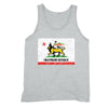 XtraFly Apparel Men's Lion Judah Rasta Reggae California Pride Tank-Top