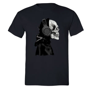 XtraFly Apparel Men's Skeleton Muerte Skulls Day Of The Dead Crewneck Short Sleeve T-shirt