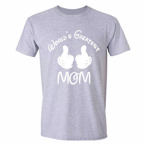 XtraFly Apparel Men's Greatest Mom Mother's Day Crewneck Short Sleeve T-shirt