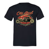 XtraFly Apparel Men's Old Skool Hot Rodder Car Truck Garage Crewneck Short Sleeve T-shirt