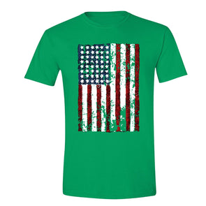 XtraFly Apparel Men's Flag USA Distressed American Pride Crewneck Short Sleeve T-shirt