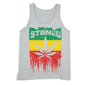 XtraFly Apparel Men's Stoned Rasta Reggae  Tank-Top