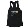 XtraFly Apparel Women's American Flag Distressed 4th of July Racer-back Tank-Top