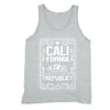 XtraFly Apparel Men's Vintage Cali Bear California Pride Tank-Top