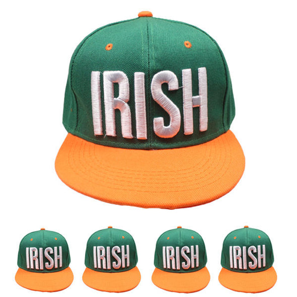 XtraFly Apparel St. Patricks Day Irish Shamrock Pride Snapback Hat Cap 3D Embroidered