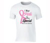 XtraFly Apparel Men's Real Men Wear Pink Breast Cancer Ribbon Crewneck Short Sleeve T-shirt