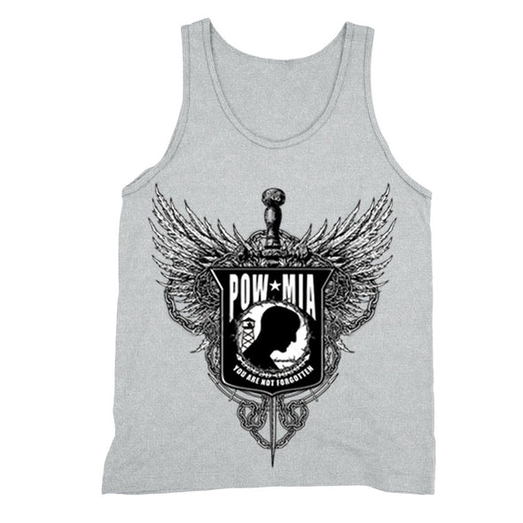 XtraFly Apparel Men's You are Not Forgotten Military Pow Mia Tank-Top