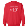 XtraFly Apparel My Holiday Workout Ugly Christmas Pullover Crewneck-Sweatshirt