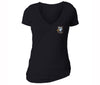 XtraFly Apparel Women's Eagle Pocket Military Pow Mia V-neck Short Sleeve T-shirt