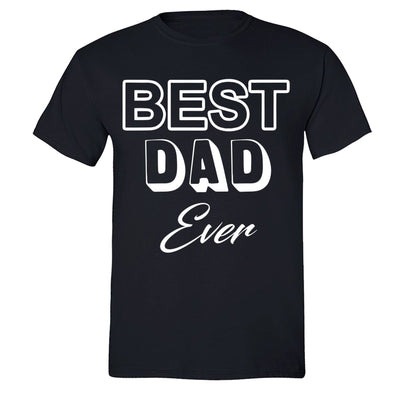 XtraFly Apparel Men's Best Dad Ever Father's Day Crewneck Short Sleeve T-shirt