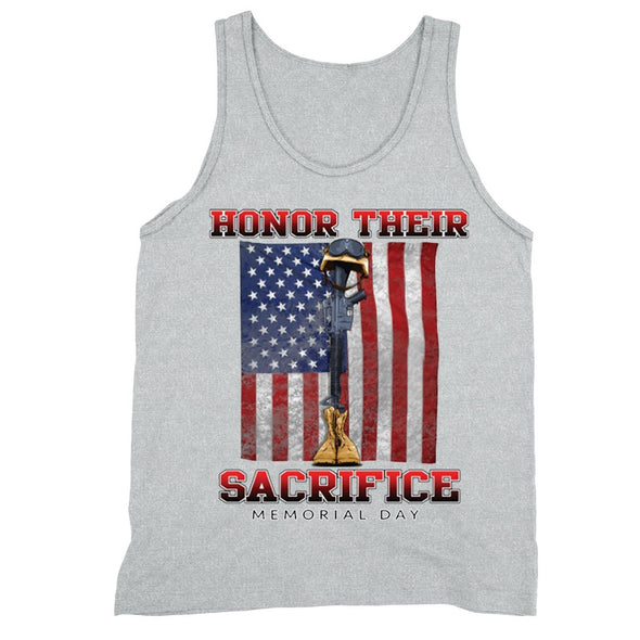 XtraFly Apparel Men's Honor Sacrifice Military Pow Mia Tank-Top
