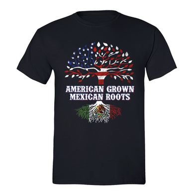 XtraFly Apparel Men's American Grown Mexican Heritage Crewneck Short Sleeve T-shirt