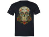 XtraFly Apparel Men's Sugar Skull Tree Ugly Christmas Crewneck Short Sleeve T-shirt