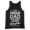 XtraFly Apparel Men's I'm a Proud Dad Father's Day Tank-Top