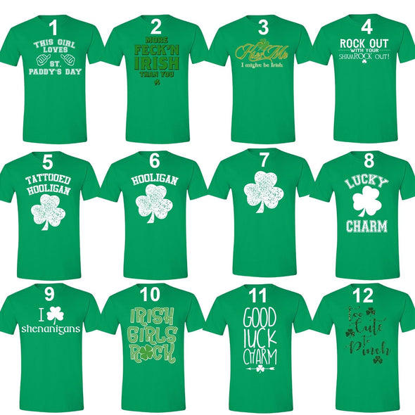 XtraFly Apparel Men's St. Patrick's Day Irish Pride Crewneck Short Sleeve T-shirt