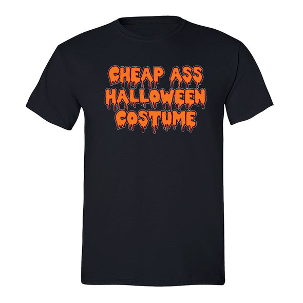 XtraFly Apparel Men's Cheap Ass Costume Halloween Pumpkin Crewneck Short Sleeve T-shirt