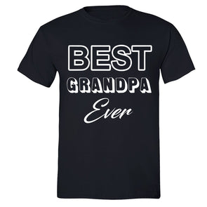 XtraFly Apparel Men's Best Grandpa Ever Father's Day Crewneck Short Sleeve T-shirt