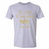 XtraFly Apparel Men's Best Mom Mother's Day Crewneck Short Sleeve T-shirt