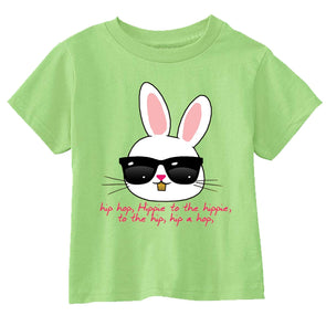 XtraFly Apparel Boys Hip Hop Bunny Easter Crewneck Short Sleeve T-shirt