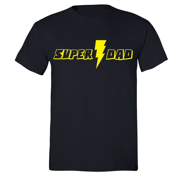 XtraFly Apparel Men's Super Dad Father's Day Crewneck Short Sleeve T-shirt
