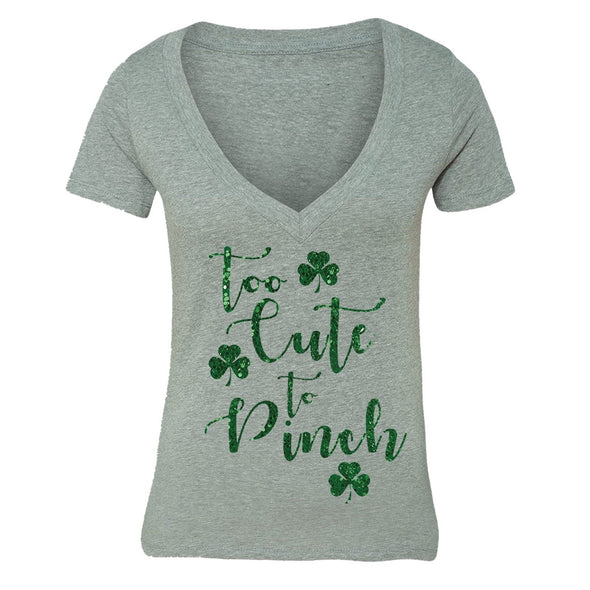 XtraFly Apparel Women's St. Patrick's Day Irish Pride V-neck Short Sleeve T-shirt