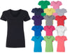 XtraFly Apparel Women's Active Plain Basic V-neck Short Sleeve T-shirt