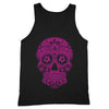 XtraFly Apparel Men's Pink Sugarskull Muerte Skulls Day Of Dead Tank-Top