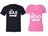 XtraFly Apparel Bae Boo Valentine's Matching Couples Short Sleeve T-shirt