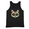 XtraFly Apparel Men's Cat Muerte Sugarskull Skulls Day Of Dead Tank-Top