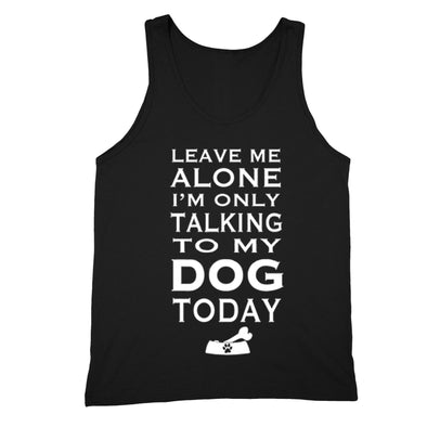 XtraFly Apparel Men's Talking to My Dog Animal Lover Tank-Top